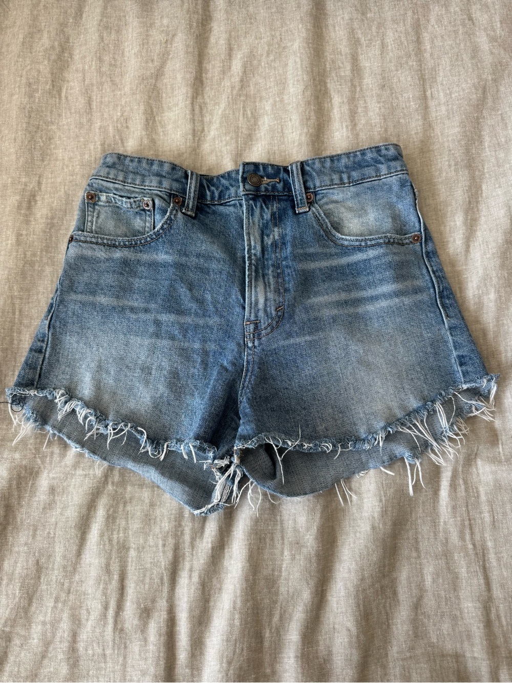 Lucky Brand Lucky Pins Short Cutoff Denim Shorts